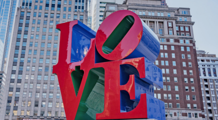 Votre guide complet de Philadelphie - image vedette sculpture LOVE