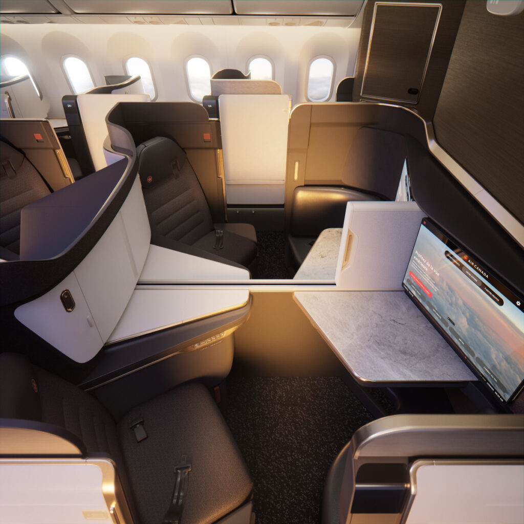 Air Canada dévoile ses cabines de nouvelle génération (2026) - Boeing 787 10 Loge Signature Plus Air Canada 3