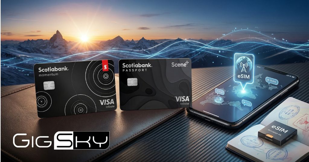 Scotia Visa Infinite+ : données GigSky gratuites et nouveautés 2026 - scotia visa infinite gigsky